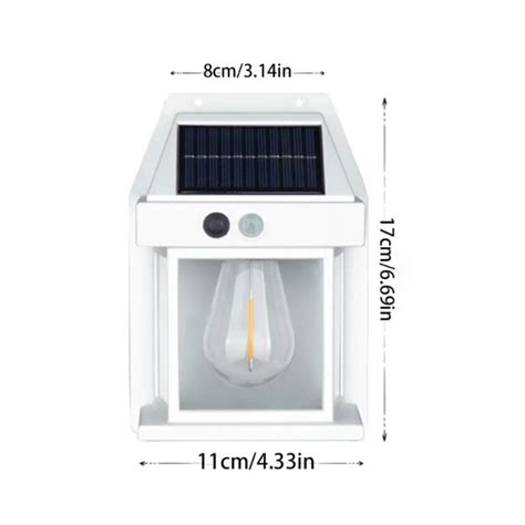 Bk Mini Waterproof Solar Interaction Wall Lamp With Motion Sensor