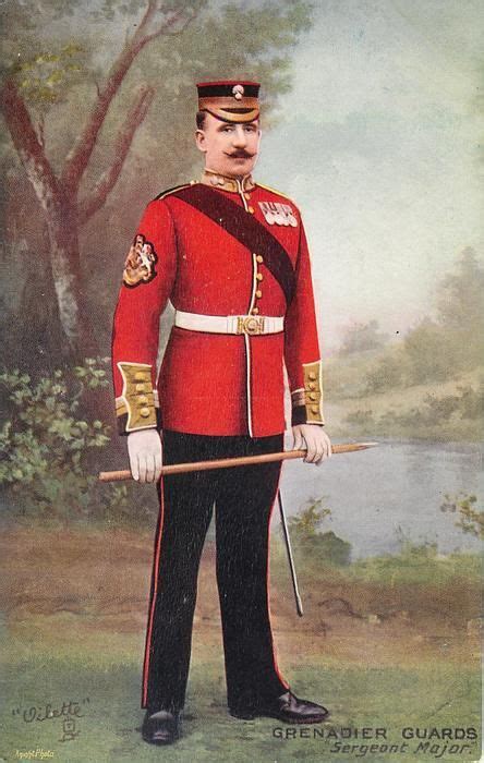 British Grenadier Guards Sergeant Major Review Order C1907