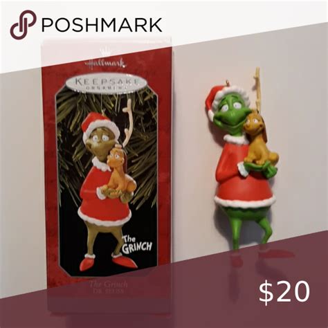 Hallmark Grinch And Max Ornament 1998 So Cute Hallmark Holidays