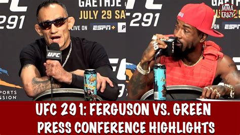 Tony Ferguson Vs Bobby Green Press Conference Highlights Ufc Youtube