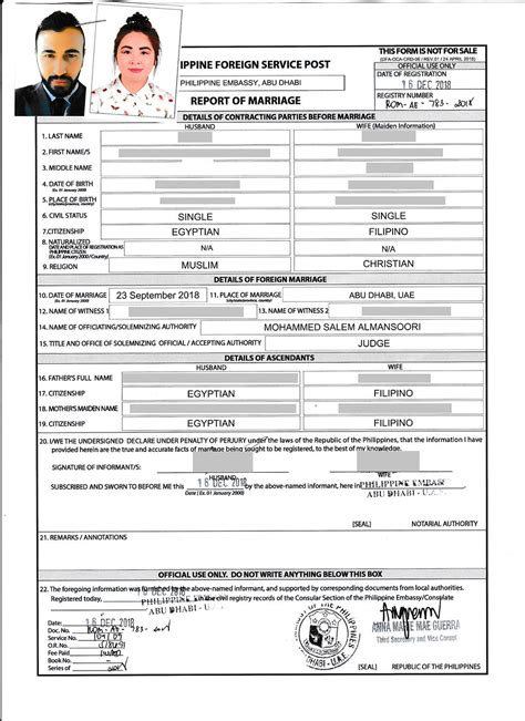 How To File For A Report Of Marriage In The Uae