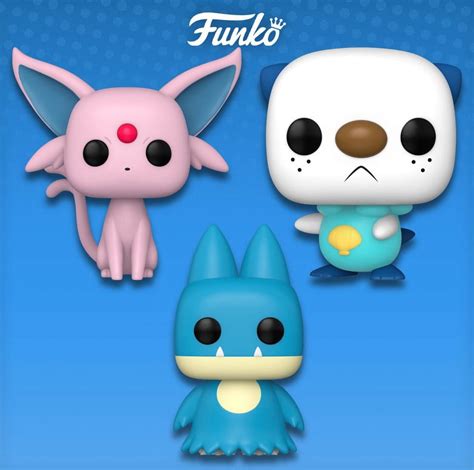 Funko Pop Games Pokémon 3 Pack Espeon Oshawott Munchlax