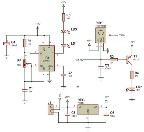 Schema Detecteur De Proximite Infra Rouge Detecteur De Metaux Micro