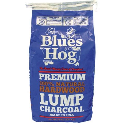 Blues Hog 20 Lb Natural Premium Hardwood Lump Charcoal 90920 1 QFC