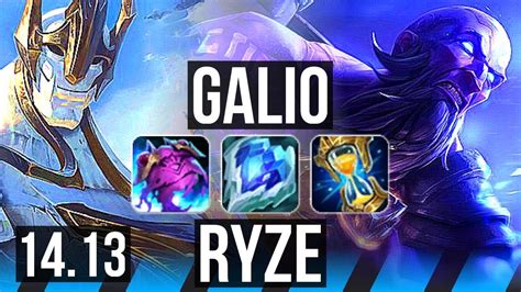 Galio Vs Ryze Mid Rank Galio Br Grandmaster