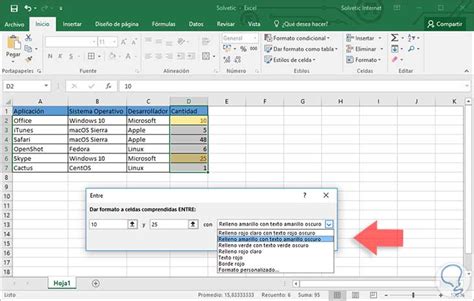 C Mo Aplicar Formato Condicional En Excel Y Excel Solvetic