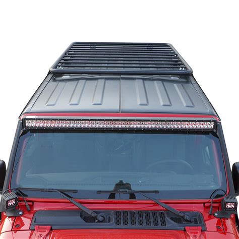 Paramount Automotive 81 20802 Flat Roof Rack Fits 18 22 Wrangler JL