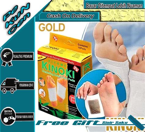 Kinoki Gold Koyo Kaki Herbal Untuk Kesehatan Koyo Penyerap Racum