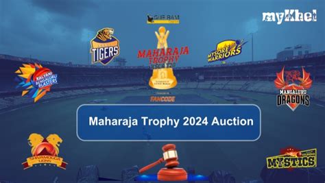 Maharaja Trophy T20 Auction 2024 Live Streaming When And How To Watch