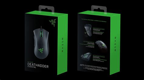 Razer Deathadder Essential Ergonomic Wired Gaming Mouse Black