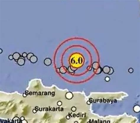 Bmkg Kali Gempa Susulan Guncang Tuban Terbesar Magnitudo