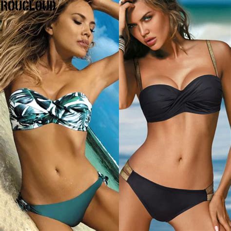 Brazilian Style Pleated String Bikini Swimsuit Surfside Bikinis