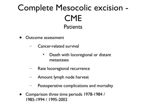 Complete Mesocolic Excision