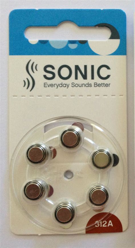 Hear Again | BEST BUY 10 Packs Size 312 (Brown 312A) 60 Batteries