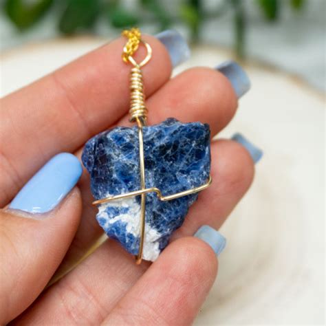 Sodalite Necklace The Crystal Council