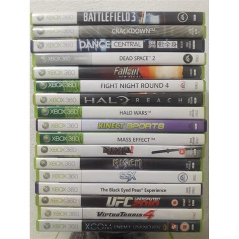 Jogos Originais Xbox 360 PAL Somente Consoles Europeu Shopee Brasil