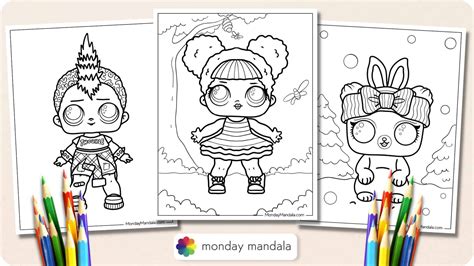 Free Printable Lol Surprise Dolls Coloring Pages Discount Dakora Co