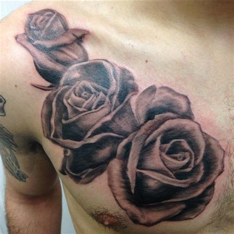 Rose Chest Tattoo Designs, Ideas and Meaning - Tattoos For You