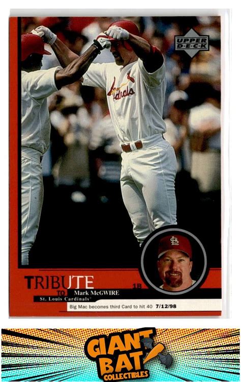 1999 Upper Deck Mark McGwire Tribute 11 Mark McGwire EBay