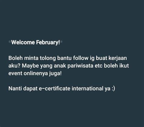 Baca Rules Di Bit Ly Worksfess On Twitter Awali Februari Dengan