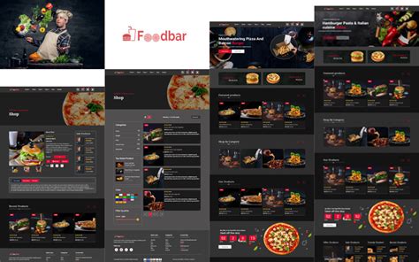 Über 2 kostenlose HTML Website Vorlagen für Fast Food Restaurants