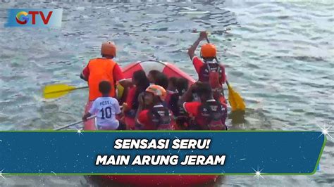 Uji Adrenalin Dengan Main Arung Jeram Di Jember BIS 02 06 YouTube