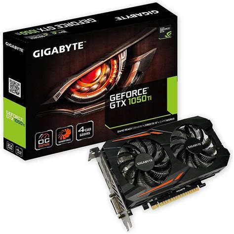 Tarjeta De Video Gigabyte GTX 1050 Ti OC 4GB GDDR5 128 Bit