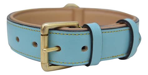 Luxury Handmade Leather Dog Collars Soft Comfortable