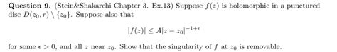 Solved Question 9 Steinandshakarchi Chapter 3 ﻿ex 13