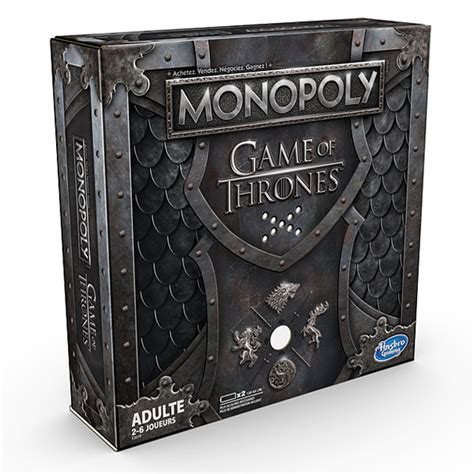 Monopoly Game Of Thrones Hasbro Gaming King Jouet Jeux De Plateau