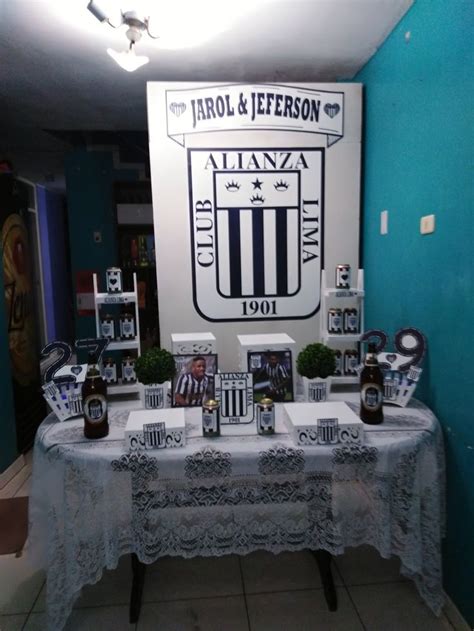 Tematica Alianza Lima Futbol 27 29 años Party decorations Decor Party