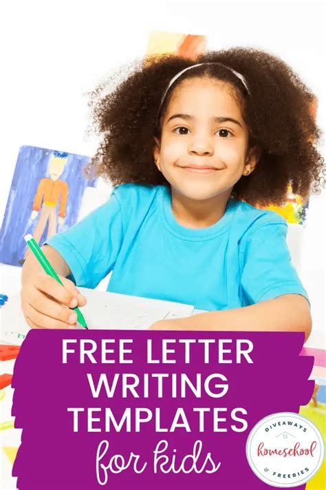 Free Letter Writing Templates For Kids