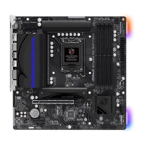 Placa M E Asrock B M Pg Riptide Chipset B Intel Lga Matx Ddr