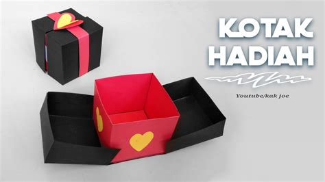 Cara Nak Buat Kotak Guna Kertas Lukisan