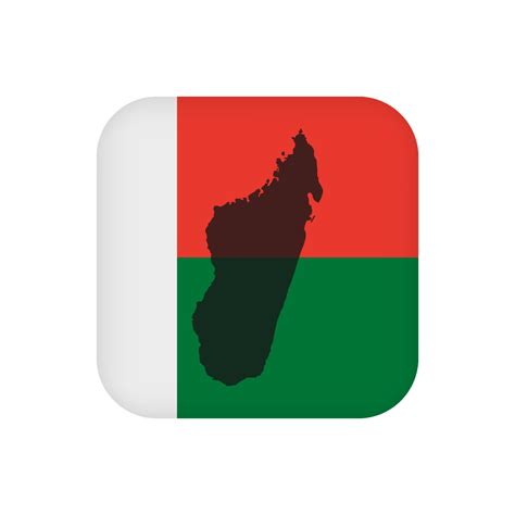 Madagascar flag, official colors. Vector illustration. 12744294 Vector ...