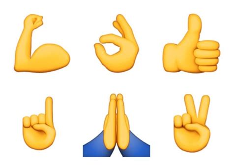 Your Guide To All The Hand Emojis Hand Emoji Hand Emoji Meanings