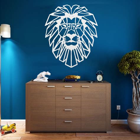 Metal Wall Decor Metal Lion Head Decor Animal Art Wall Etsy