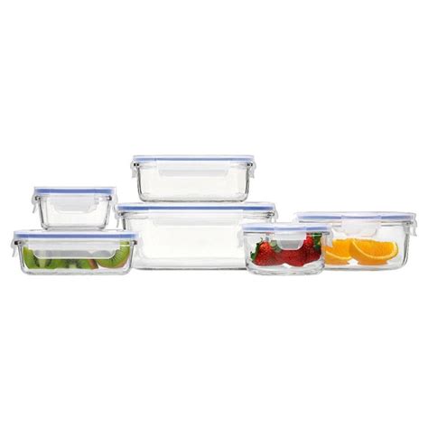 Glasslock Tempered Glass Food Container Set 10 Piece — Home Essentials