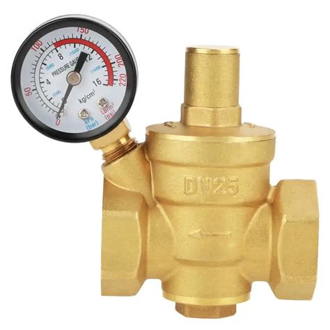1 Pc Dn25 Brass Pressure Reducer Adjustable Water Pressure Reducing
