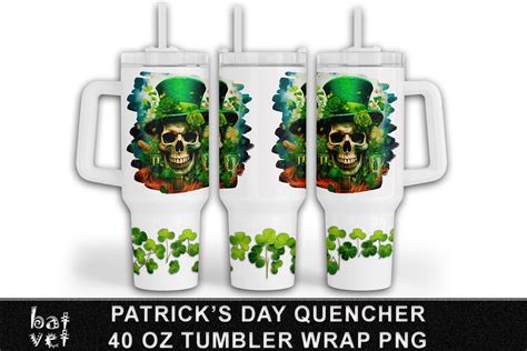 St Patrick S Quencher Tumbler Wrap Png Graphic By Batvet Creative Fabrica