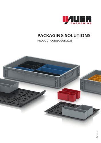 AUER Packaging Katalog 1 2020 AUER Packaging GmbH PDF Catalogs