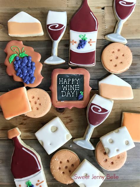 Wine And Cheese Cookies Sweet Jenny Belle Easy Sugar Cookie