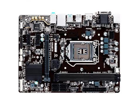 Placa Mãe Gigabyte GA H110M S2H DDR3 rev 1 0 LGA 1151 Intel H110