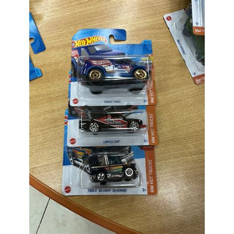 Hot Wheels HW Hot Trucks Rennen Rig Toyota Tacoma Toond 83 Chevy Limited Grip Power