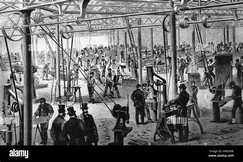 Industrial Revolution Factory Interior