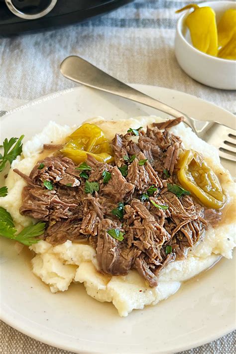 Mississippi Pot Roast Easy Slow Cooker Recipe Meatloaf And Melodrama