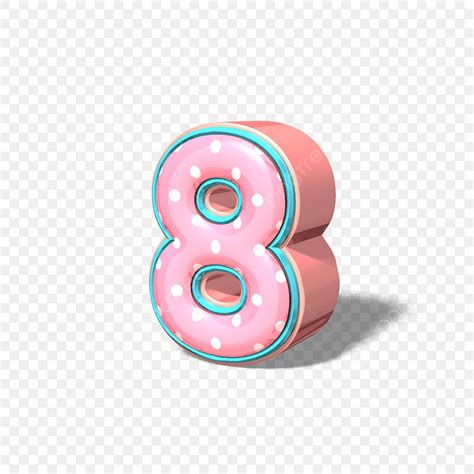 Number 8 Creative Logo Illustration Symbol Template Stock Illustration