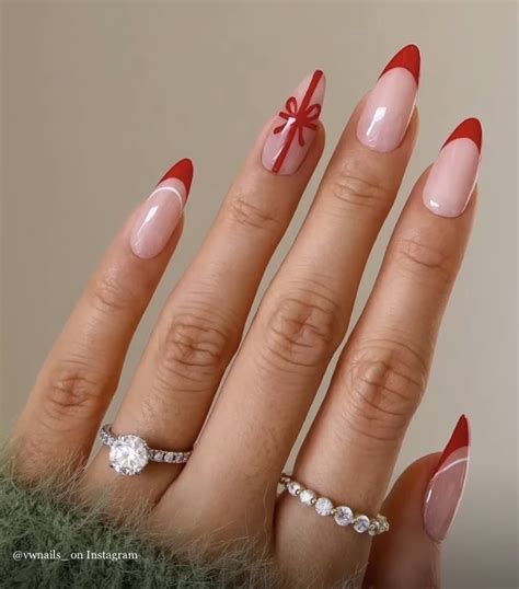 Red Christmas Nails Christmas Gel Nails Christmas Nail Ideas Holiday