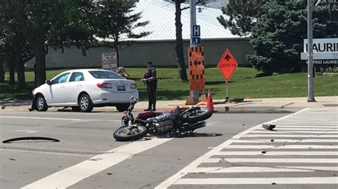 Driver Charged In Crash That Sent Motorcyclist To Hospital Ctv News