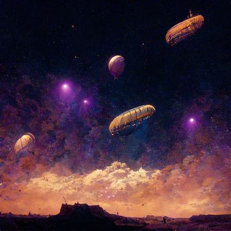 Premium Photo There Are Many Hot Air Balloons Flying In The Sky Above A Mountain Generative Ai